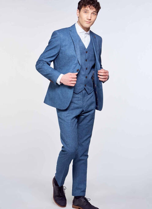 Gilet sans manche bleu LE FABULEUX MARCEL DE BRUXELLES pour homme
