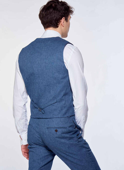 Gilet sans manche bleu LE FABULEUX MARCEL DE BRUXELLES pour homme