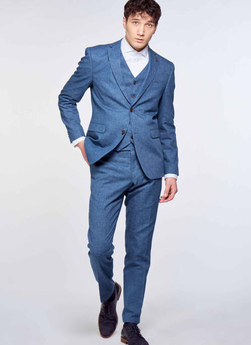 Pantalon chino bleu LE FABULEUX MARCEL DE BRUXELLES pour homme