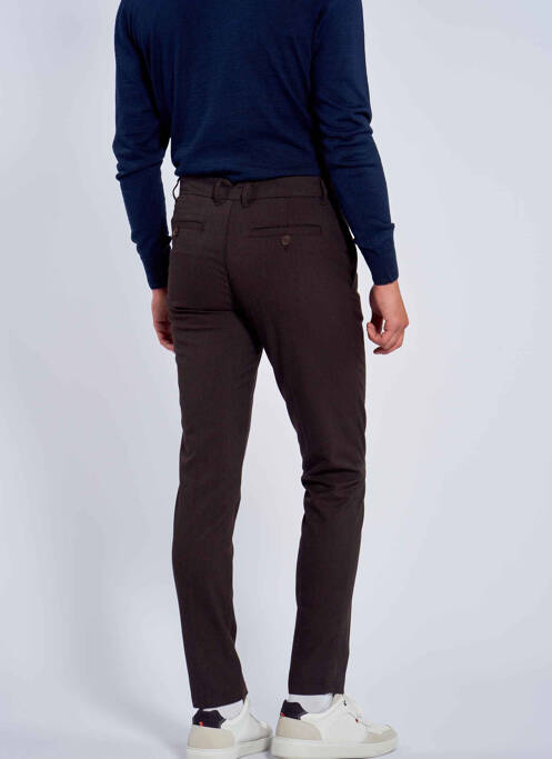Pantalon chino marron LE FABULEUX MARCEL DE BRUXELLES pour homme