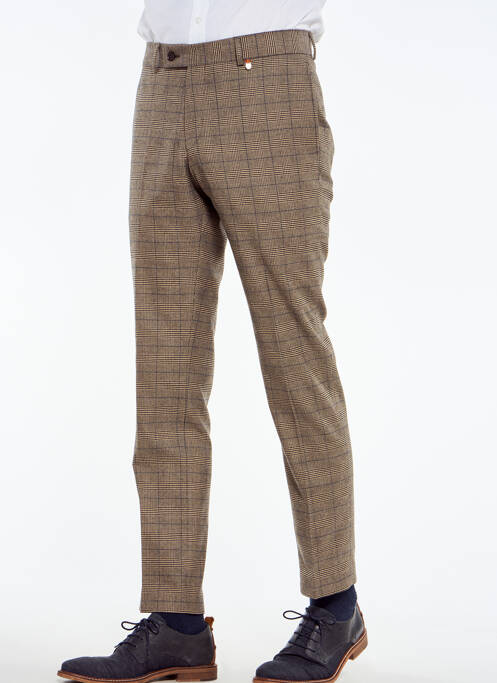 Pantalon chino marron LE FABULEUX MARCEL DE BRUXELLES homme