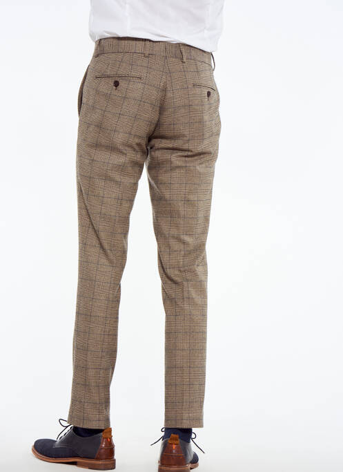 Pantalon chino marron LE FABULEUX MARCEL DE BRUXELLES homme