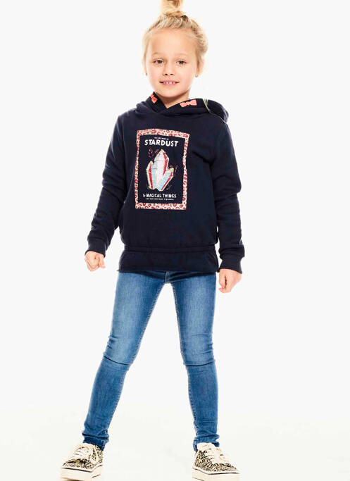 Sweat-shirt à capuche bleu GARCIA pour fille