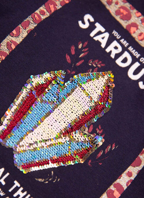 Sweat-shirt à capuche bleu GARCIA fille