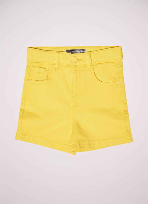 Short jaune GUESS pour fille