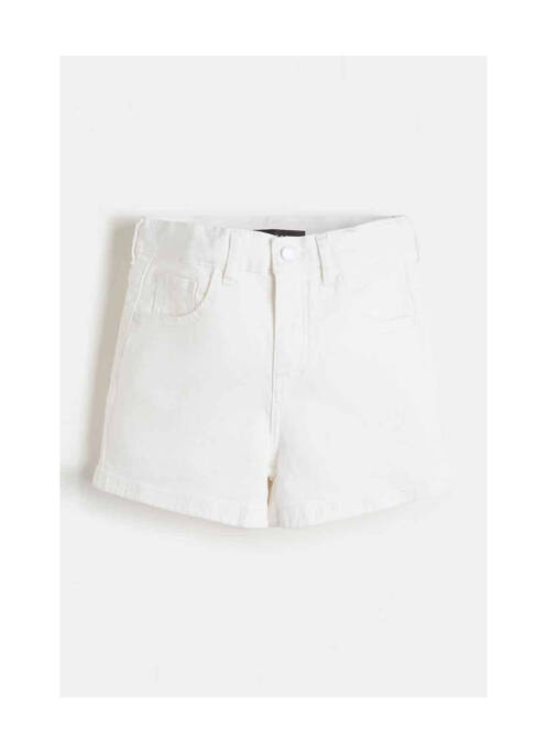 Short blanc GUESS pour fille