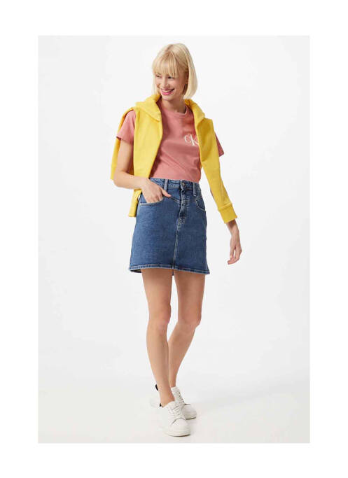 Jupe courte bleu CALVIN KLEIN pour femme
