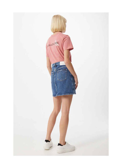 Jupe courte bleu CALVIN KLEIN femme