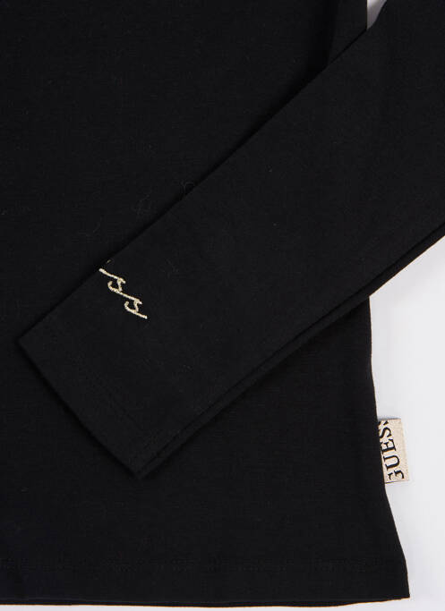 T-shirt noir GUESS pour fille