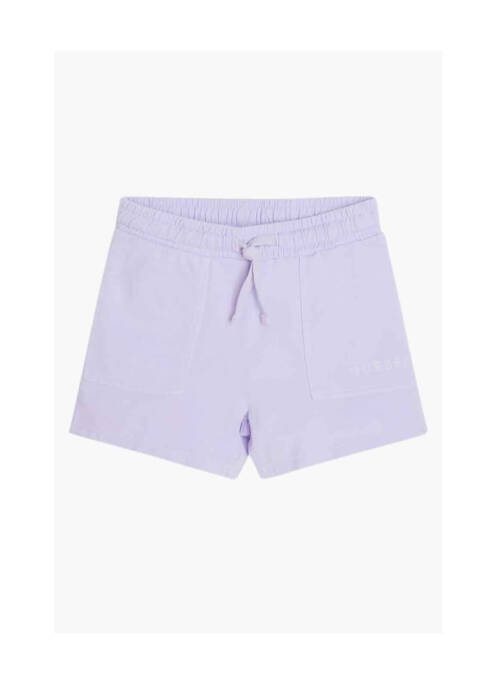 Short violet GUESS pour fille
