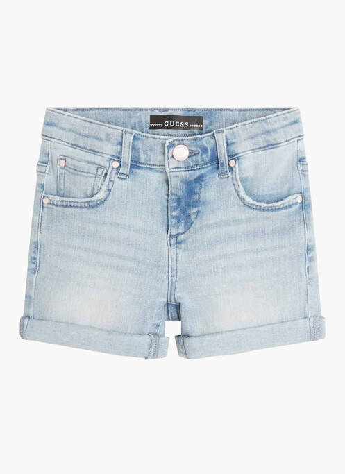 Short bleu GUESS pour fille