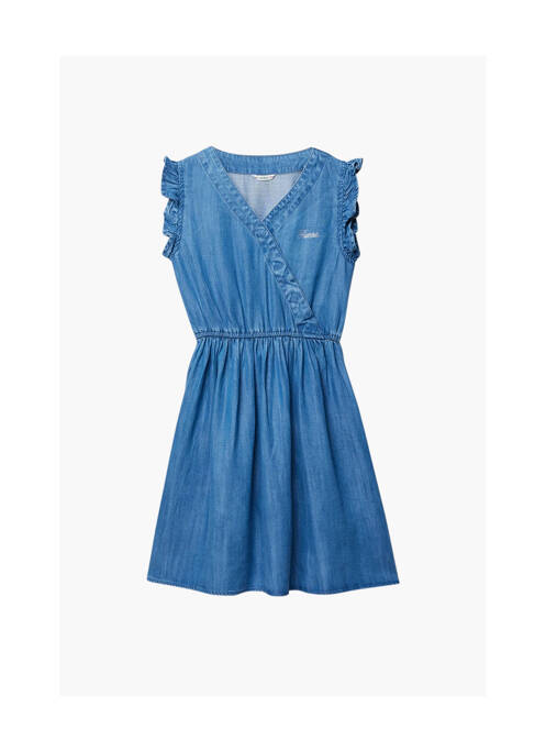 Robe courte bleu GUESS pour fille