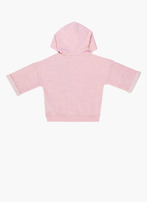 Sweat-shirt à capuche rose GUESS pour fille