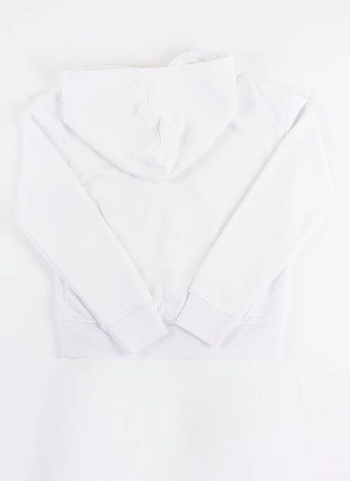 Sweat-shirt à capuche blanc GUESS pour fille