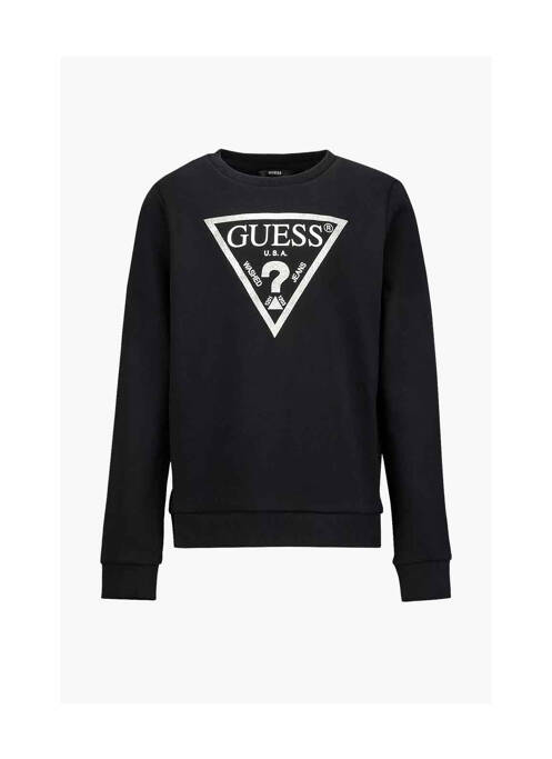 Sweat-shirt noir GUESS pour fille