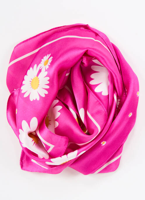 Foulard rose ZEB STYLE LAB  pour femme