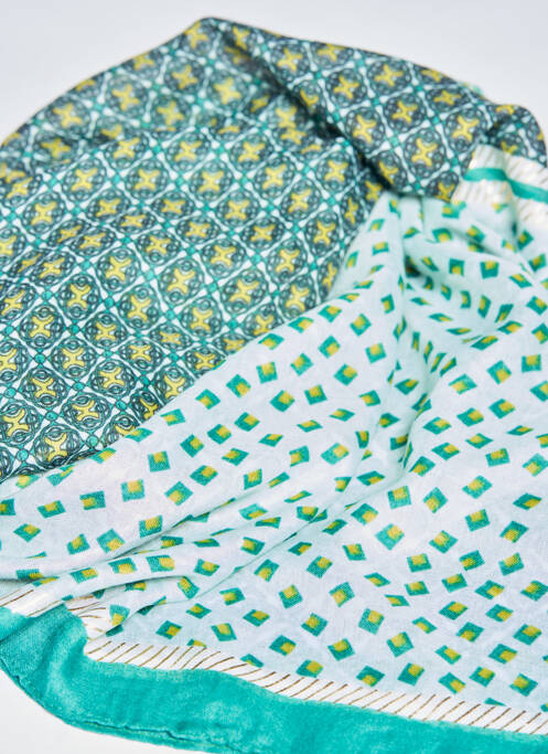 Foulard vert ZEB STYLE LAB  pour femme