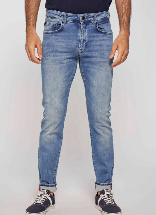 Jeans coupe slim bleu PETROL INDUSTRIES pour homme