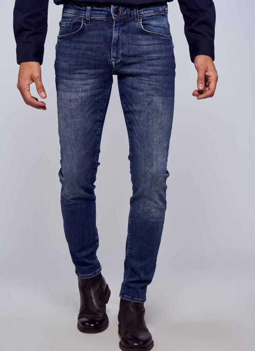 Jeans coupe slim bleu PETROL INDUSTRIES pour homme