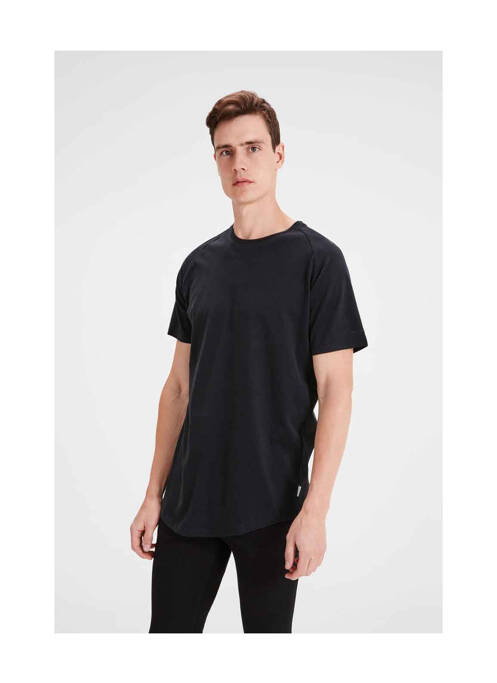 T-shirt noir JACK & JONES pour homme