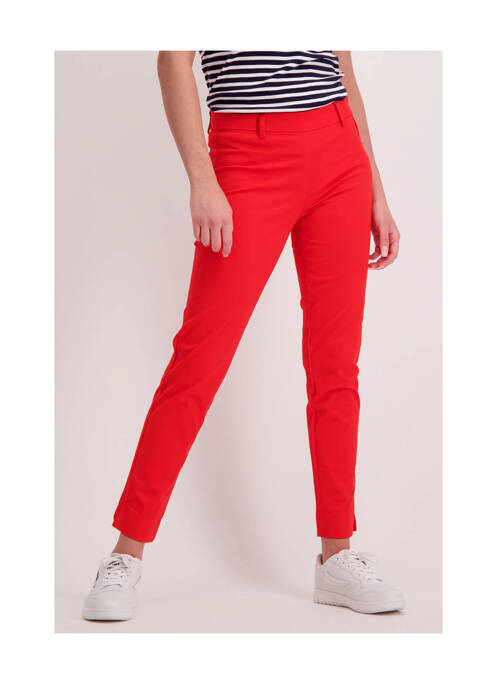 Pantalon slim rouge JACQUELINE DE YONG pour femme