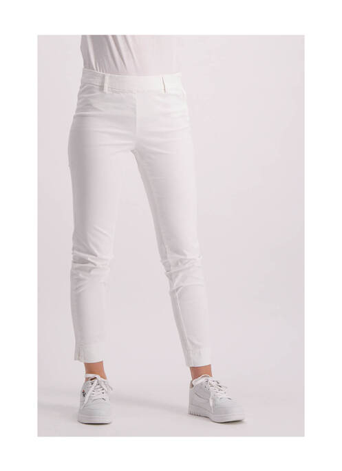 Pantalon slim blanc JACQUELINE DE YONG pour femme