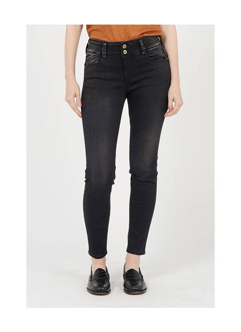 Jeans skinny noir LE TEMPS DES CERISES pour femme