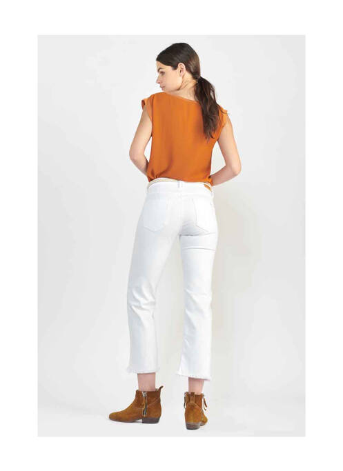Pantalon 7/8 blanc LE TEMPS DES CERISES pour femme