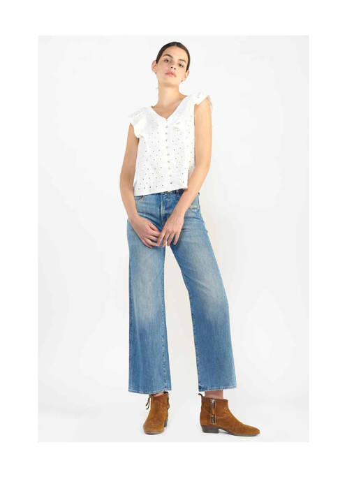 Jeans bootcut bleu LE TEMPS DES CERISES pour femme