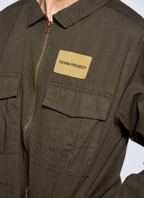 Veste casual vert DENIM PROJECT pour homme