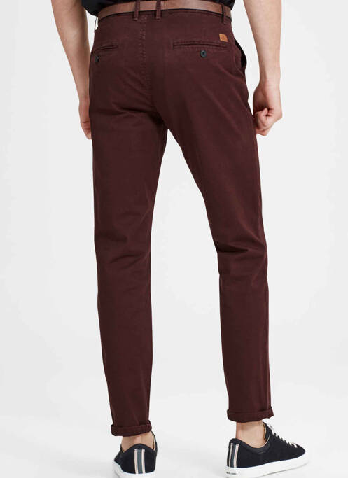 Pantalon chino rouge JACK & JONES pour homme