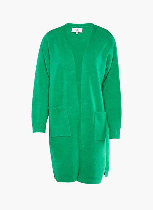 Gilet manches longues vert MILLENIUM pour femme