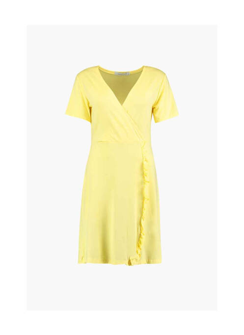 Robe courte jaune HAILYS pour femme