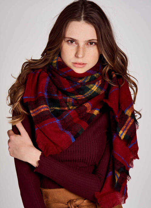 Echarpe rouge ZEB STYLE LAB  femme
