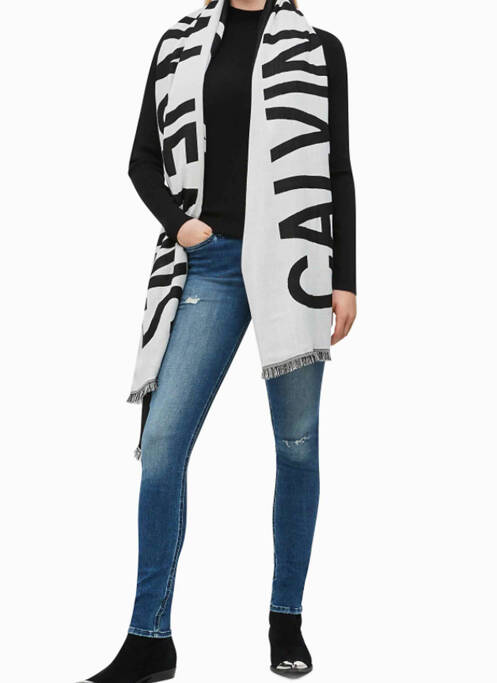 Echarpe noir CALVIN KLEIN femme