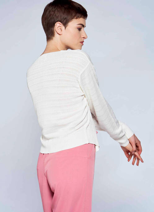 Gilet manches longues beige BELLITA pour femme