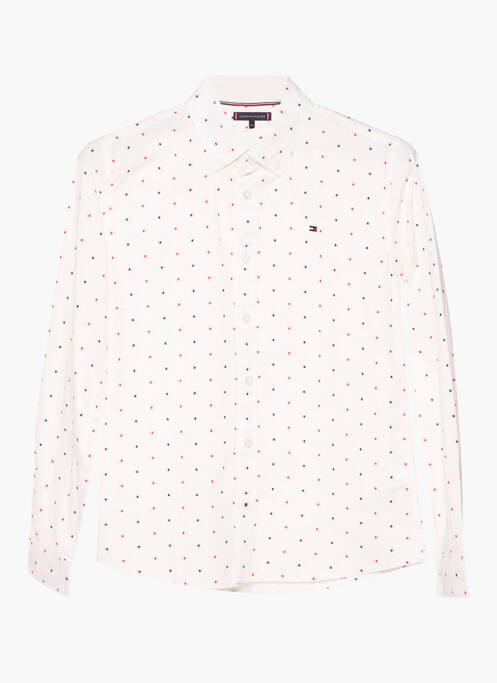 Chemise manches longues blanc TOMMY HILFIGER pour garçon