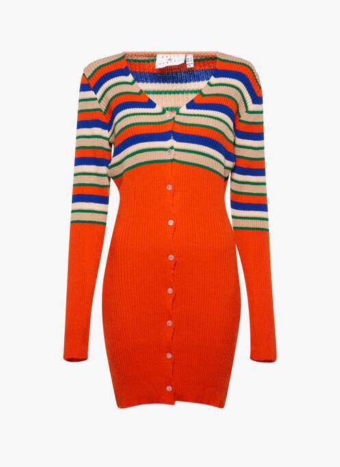Robe courte orange DAISY STREET pour femme
