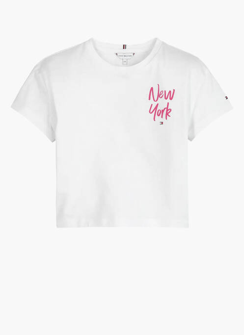 T-shirt blanc TOMMY HILFIGER pour fille
