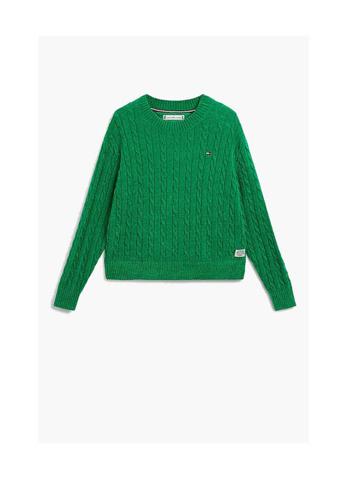 Pull vert TOMMY HILFIGER fille