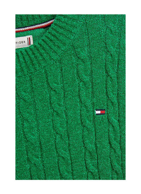 Pull vert TOMMY HILFIGER fille
