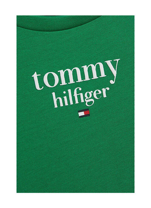 T-shirt vert TOMMY HILFIGER fille
