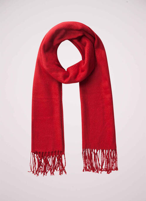 Echarpe rouge PIECES pour femme