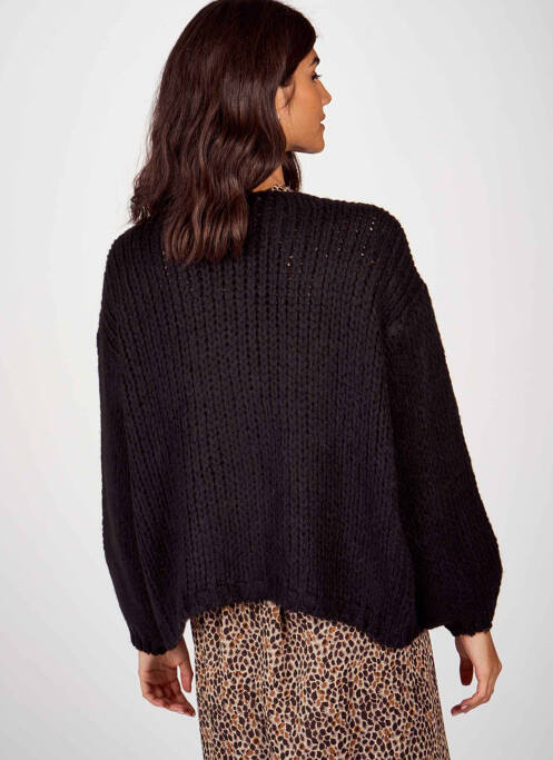 Gilet manches longues noir BELLITA pour femme