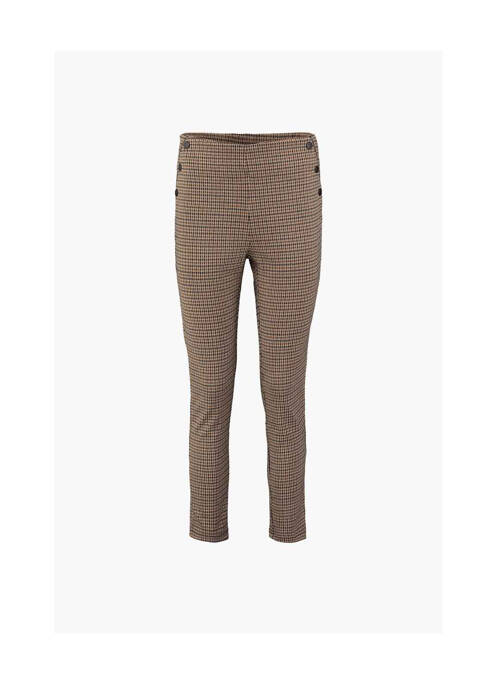 Pantalon chino marron HAILYS pour femme