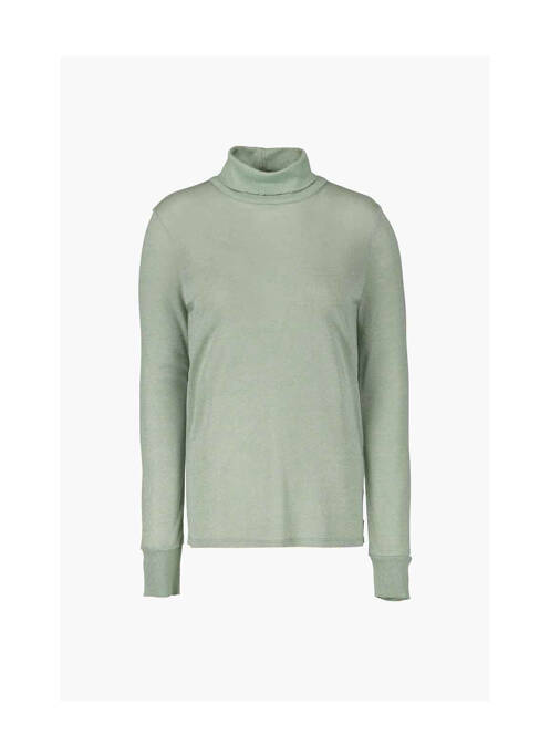 Pull col roulé vert GARCIA pour femme