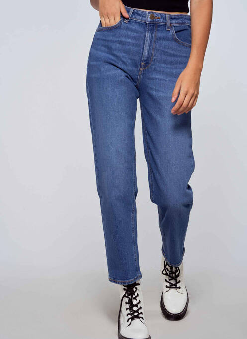 Jeans coupe droite bleu LEE pour femme