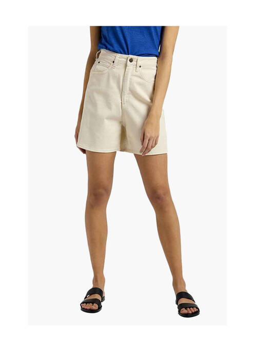 Short beige LEE pour femme