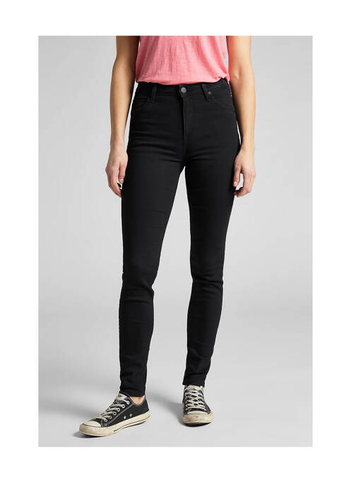 Jeans skinny noir LEE pour femme