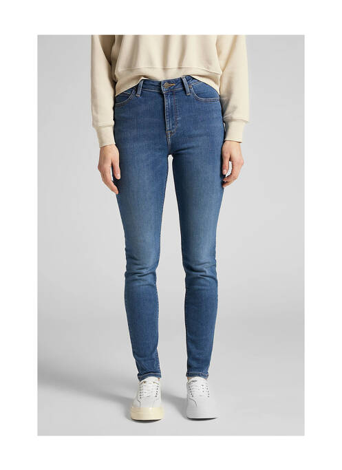 Jeans skinny bleu LEE pour femme